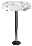DETMAR BOAT TABLE KIT -- OCTAGONALColor: White / Mount: Surface