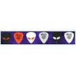 Alien Face Guitar Picks (12 Picks in Assorted Colors)