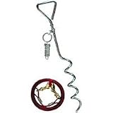Walk About Spiral Stake with 15 ft. Cable