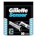 Gillette Sensor Shaving Cartridges for Men, 10-Count Packages (Pack of 2)