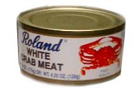 White Crab Meat (Roland) 6oz (170g) by parthenonfoods.com