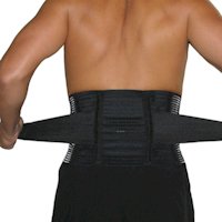 Tri-Adjustable Back Support with Stabilizers Size: Small / Medium