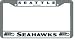 Seattle Seahawks Chrome License Plate Frame - SET OF 6 - Sports Merchandise Image