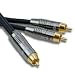 Subwooferkabel 1, 5m Y Kabel NF Audio MK II - OFC - 3-fach geschirmt - 1, 5m