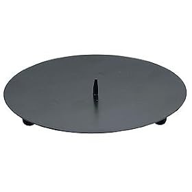 Large Black Spike Candle Stand