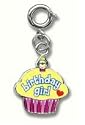 CHARM IT!&copy; Colorful Birthday Girl Cupcake Charm
