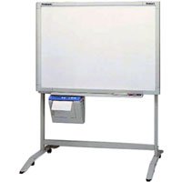 Panasonic Panaboard 3 Markers Eraser 2-Panel Whiteboard with Printer , 73.1 Inches UB-5815