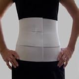 9" Three Panel-Elastic Abdominal Binder & Waist Trimmer Large