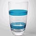 BLOCK Tier Blue Double Old Fashion Glass Set 4