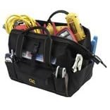 Click here to buy Custom LeatherCraft 1533 12 Tote Bag with Top Plastic Tray by Custom Leather Craft.