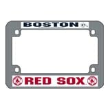 Boston Red Sox Chrome Motorcycle License Plate Frame