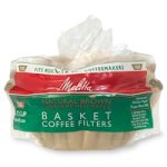 Melitta Basket Coffee Filters, Natural Brown, 8-12 Cup, 100-Count (Pack of 12) by Melitta