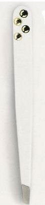 Perfect Beauty Slanted Twinkle Tweezers - RED