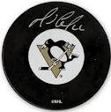 MARIO LEMIEUX PITTSBURGH PENGUINS,SIGNED,AUTOGRAPHED,HOCKEY PUCK,COA AND PROOF PIC