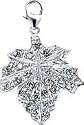 Maple Leaf, 14K Gold Diamond Charm