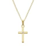 Child's Diamond Cross Pendant