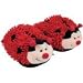 Aromahome Aroma Home Red Ladybug Fuzzy Friends Slippers-One Size Fits All