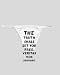 White Thong with The Truth Shall Set You Free. Veritas Vos Liberabit.