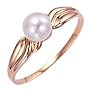 14k Yellow Gold Akoya Cultured Pearl Ring