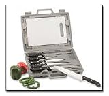 8Pc Cutlery W/Cutting Board