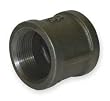 Industrial Grade 1LBZ1 Couping, Black Malleable Iron, 2 In