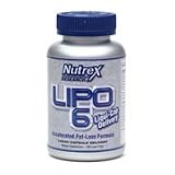 Nutrex Research Lipo 6 Accelerated Fat-Loss Formula, Liquid Capsules, 120-Count Bottle