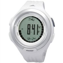 Adidas #ADP3037 Men's White Reponse Light XL LCD Digital Sports Watch