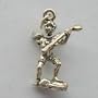 Sterling Silver Field Hockey Angel Charm