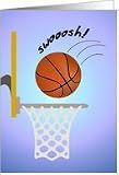 Swooosh! Have a Slam-Dunk 30th Birthday! Card