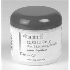 Derma E - Vitamin E Creme, 12,000 IU, 4 oz cream Cream cream