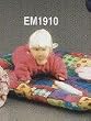 Dollhouse Erna Meyer Miniature Baby in Pink on a Blanket