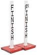 International Track and Field Finish Line Posts (pair)