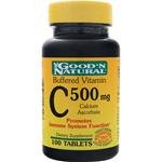 Buffered Vitamin C 500mg - Calcium Ascorbate, 100 tabs,(Good'n Natural)