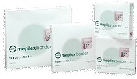 Molnlycke Wound Care SC295400 Mepilex Border 6 x 6 Inch Self-Adherent Foam Dressing - Box of 5