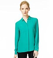 Autograph No Peep™ Welt Pocket Blouse