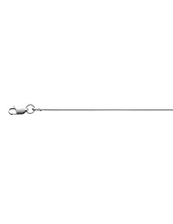 Sterling Silver Rhodium Plated Cable Chain (2.3mm)