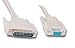 Serial Null Modem DB9 Female to DB25 Male Molded 25 ft (Crossover)
