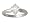 3/4 ct.tw Pear Diamond Solitaire Ring in 18k White Gold