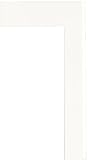 Swanstone TK-6072-011 Wall Panel Trim Kit, Tahiti White Finish