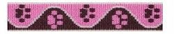 Tickled Pink 1/2 in. - 9 in. x 14 in. - Lupine Adjustable H-Style Harness