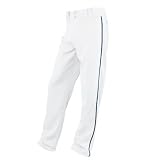 Easton Youth Bio-Dri Rival Piped Pants White/Navy X-Large