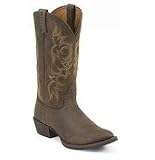 Justin Men's 13 'Stampede Western' Round Toe Western Boots - Sorrel Apache