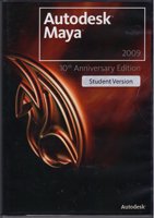 Autodesk Maya 2009 10th Anniversary Edition Student Version