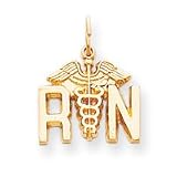 14k Registered Nurse Charm