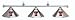 Texas Tech Chrome Sconce Billiard Light - 58 - NCAA Team