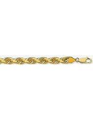 8mm Diamond Cut Rope Chain 26"