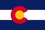 3 x 5 Feet Colorado Nylon - outdoor State Flags Made in US.