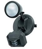 Access Lighting 20308-WH-FST Ariel with Motion Detector 1 Light Outdoor Spot Light in White with Frosted glass