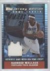 2002-03 Topps Jersey Edition Black #JERWA - Rasheed Wallace H/99