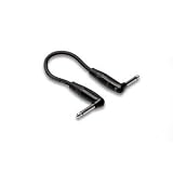 6" Pro Guitar Patch Cable 20Awg Rean Ra To Same With White Earbud Headphones